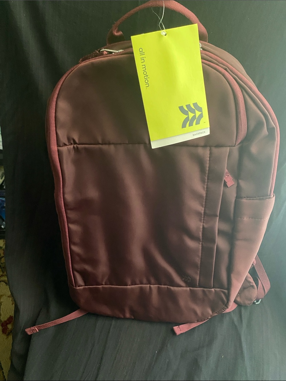 all in motion Men's Burgundy Everyday Backpack